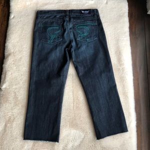 ROCK & REPUBLIC cropped jeans size 28